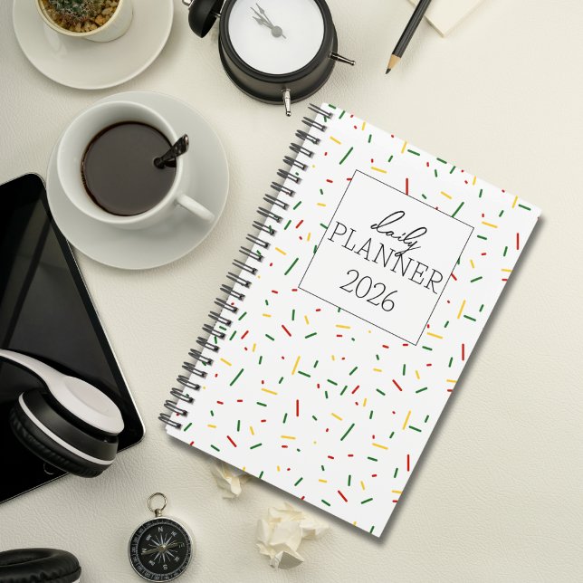 Fun Colorful Modern Pattern Daily Back to school  Planner (Creator Uploaded)