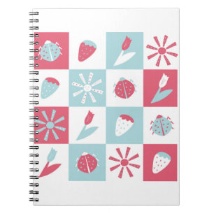 fun colorful pattern notebook
