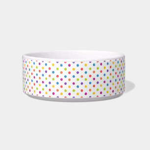 FUN COLORFUL POLKA DOTS BOWL