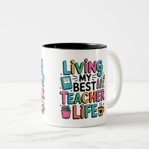 Fun Colorful Quote Mug Gift for Teachers