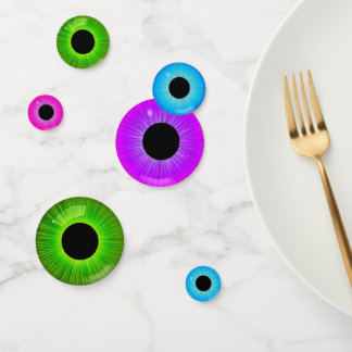 Fun Coloured Eye Irises in 3 colours Table Confett Confetti