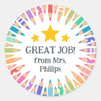 Fun Coloured Pencils Great Job Student!