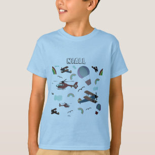 Fun Colourful Aviation T-Shirt