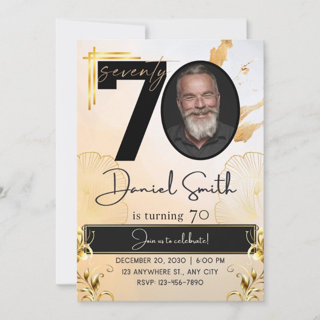 Fun Colourful Birthday Invitation – Perfect  (Front)