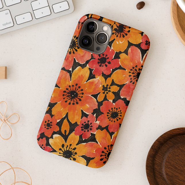 Fun Colourful Delicate Watercolor Flowers Case-Mate iPhone Case (Creator Uploaded)