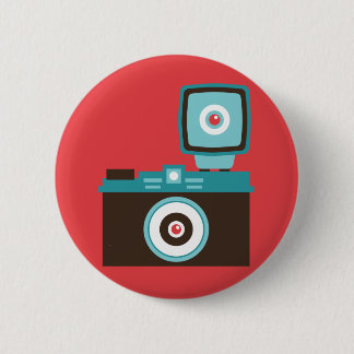 Fun Colourful Diana Lomo Camera Photographer 6 Cm Round Badge