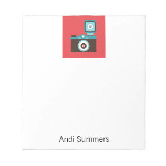 Fun Colourful Diana Lomo Camera Photographer Notepad