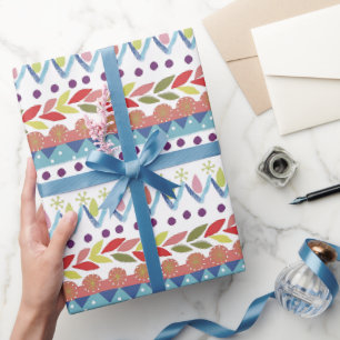 Fun Colourful Doodle Wrapping Paper