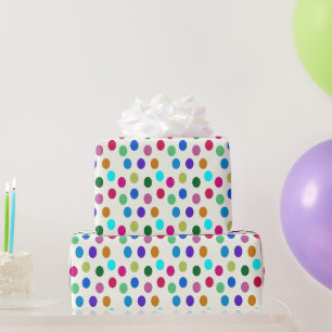Fun Colourful Geometric Pattern Gift Wrapping Pape Paper
