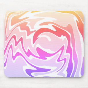 Fun Colourful Liquid Swirl  Mouse Mat