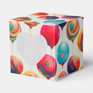 Fun Colourful Lollipops    Favour Box