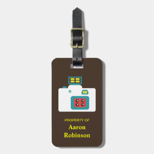 Fun Colourful Lomo Action S Camera Photographer Luggage Tag