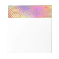 Fun Colourful Ombre Pastel Mermaid Pattern