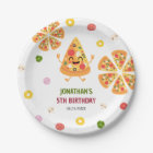 Fun Colourful Pizza Party Kids Birthday