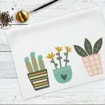 Fun Colourful Plants Cactus Tea Towel<br><div class="desc">Our custom kitchen towel adorned with Colourful Plants Cactus.    View our full line of products in our Zazzle store.</div>