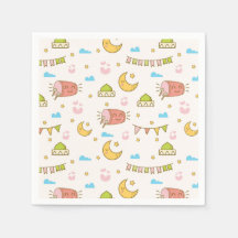 Fun Colourful Ramadan & Eid Party Napkins