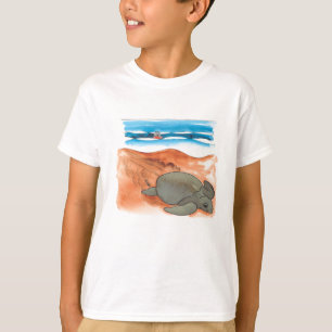 Fun Colourful Sea Turtle Beach Boy's T-Shirt