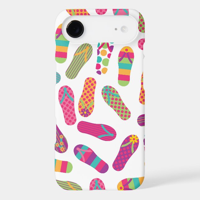 Fun Colourful Summer Flip Flops Pattern Case-Mate Samsung Galaxy Case (Back)