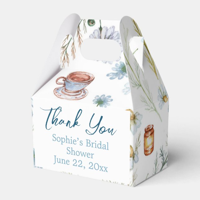 Fun colourful thank you treat/favour/gift boxes (Front Side)