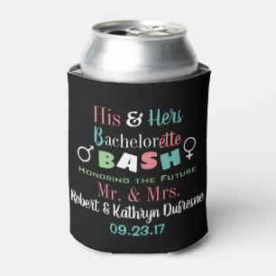 Fun Combined Bachelor/Bachelorette Party Can Cooler