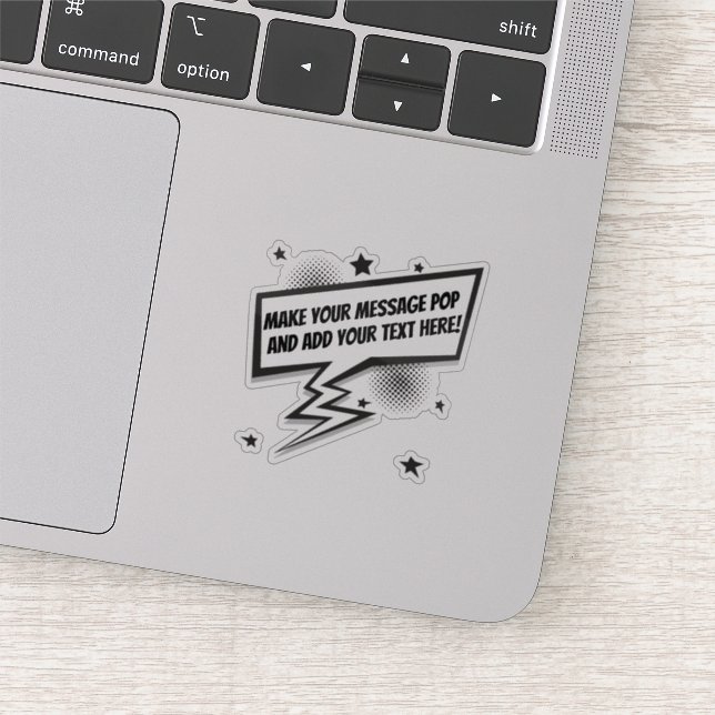 Fun comic style callout speech bubble (Detail)