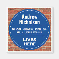 Fun Commemorative Style Wall Plaque