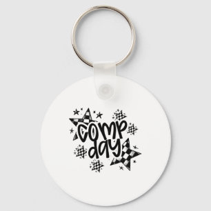 Fun Comp Day Cheerleading Competition Day Cheer Co Key Ring