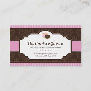 Fun Cookie Bakery Business Card