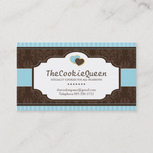 Fun Cookie Bakery Business Card