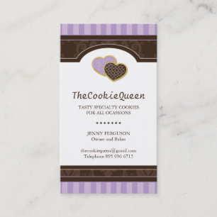 Fun Cookie Bakery Business Card