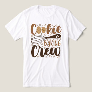 Fun Cookie Baking Crew Design Tri-Blend Shirt