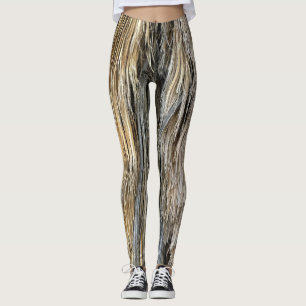 FUN & COOL Dead Palm Tree Leaves Leggings