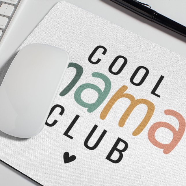 Fun Cool Mama Club, Mum Gift Mouse Mat (Creator Uploaded)