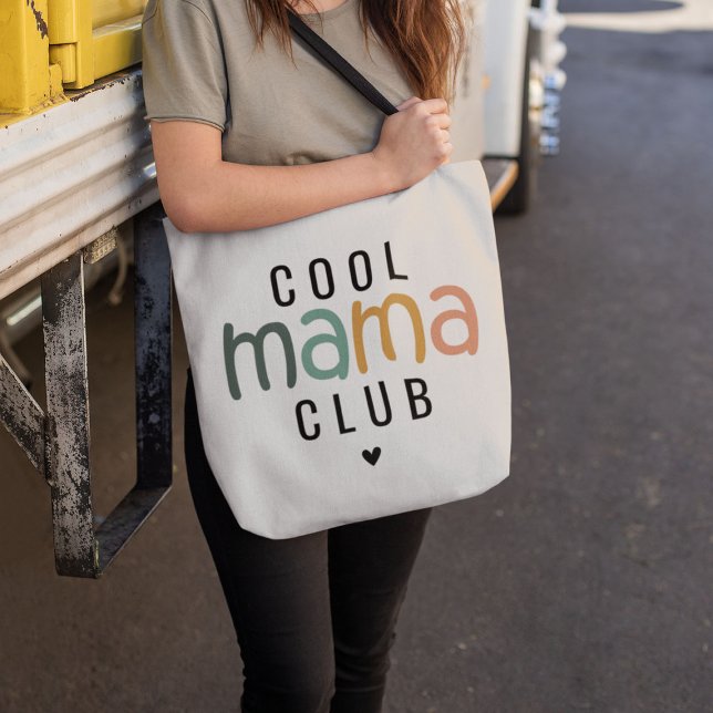 Fun Cool Mama Club, Mum Gift Tote Bag (Creator Uploaded)