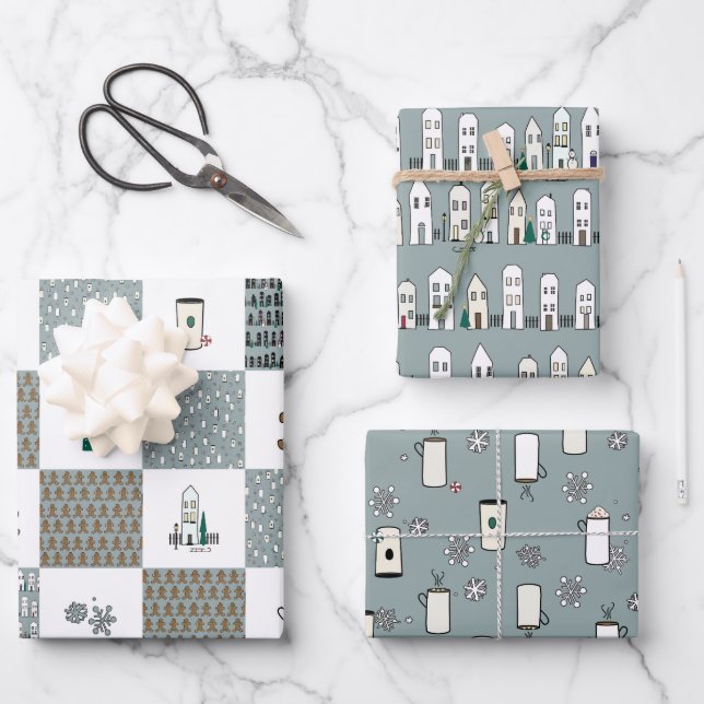 Fun Coordinating Christmas Wrapping Paper (Front)