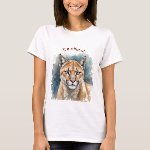  Fun Cougar Over the Hill Birthday Accessory T-Shirt