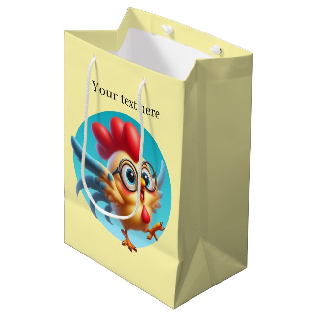 Fun Country chicken lovers Medium Gift Bag (Front Angled)