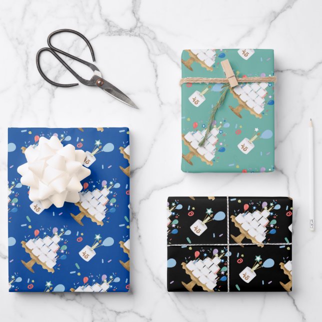 Fun Covid Toilet Paper Birthday Cake Quarantine (Front)