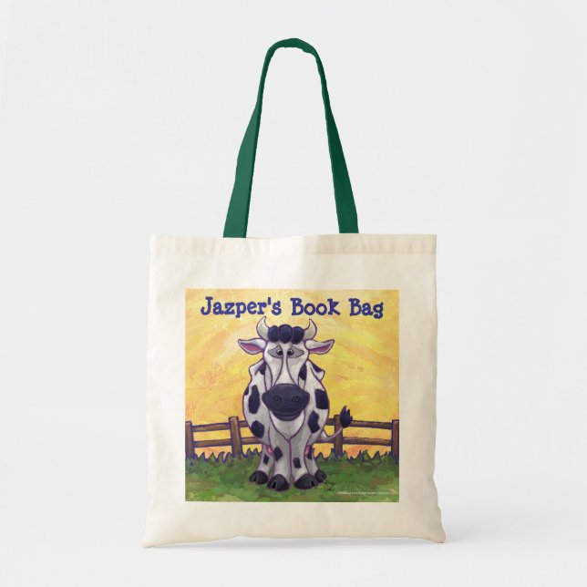 Fun Cow Personali Book Bag (Front)