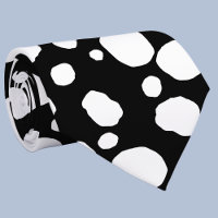 Fun Cow Print Western Spots Pattern Black White