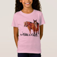 Fun Cowgirl Girl's Club for Horse Lover