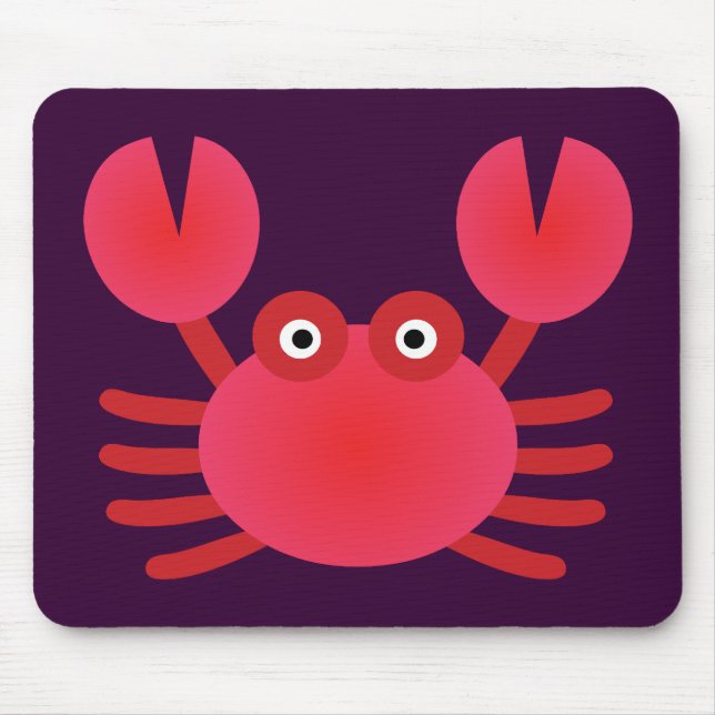Fun Crab Mouse Mat (Front)