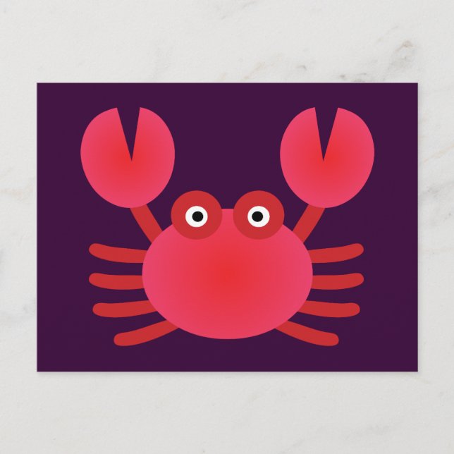 Fun Crab Postcard (Front)