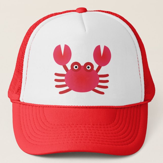 Fun Crab Trucker Hat (Front)
