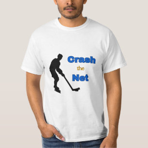 FUN! Crash the Net - Hockey T-Shirt