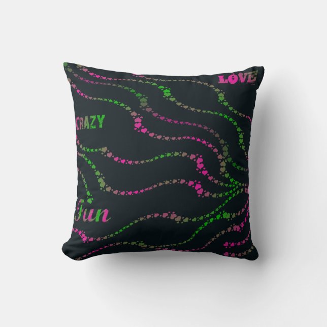 Fun Crazy Love Cushion (Front)