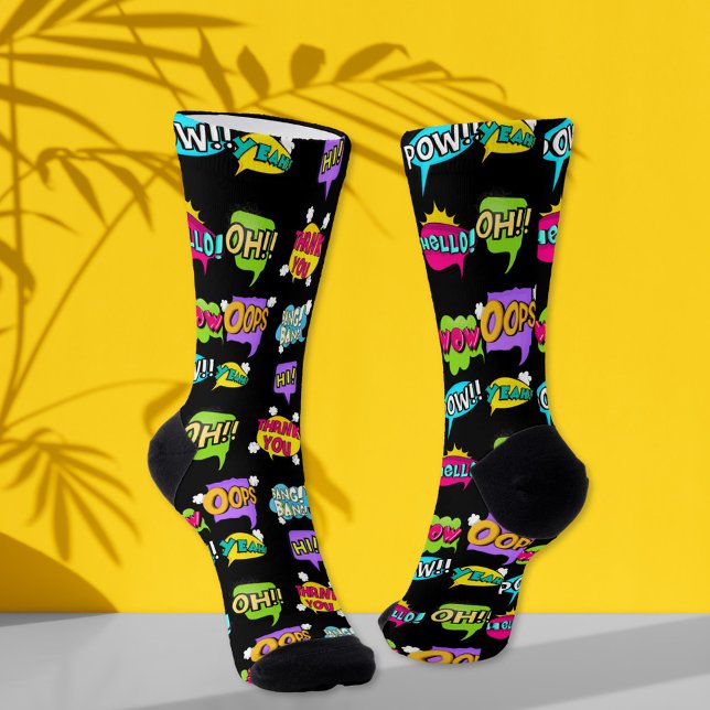 Fun Crazy Quotes Novelty  Socks (Creator Uploaded)