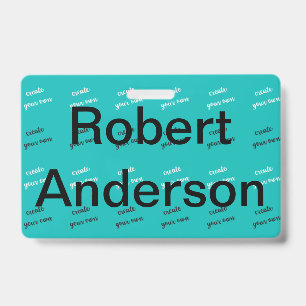 Fun Create Your Own Best ID Badge