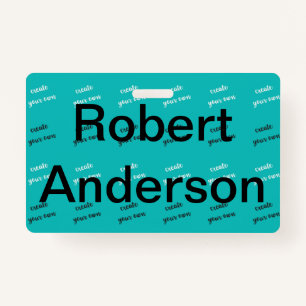 Fun Create Your Own Best ID Badge