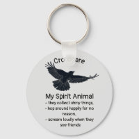 Fun Crows Bird Spirit Animal Humour Quote Totem